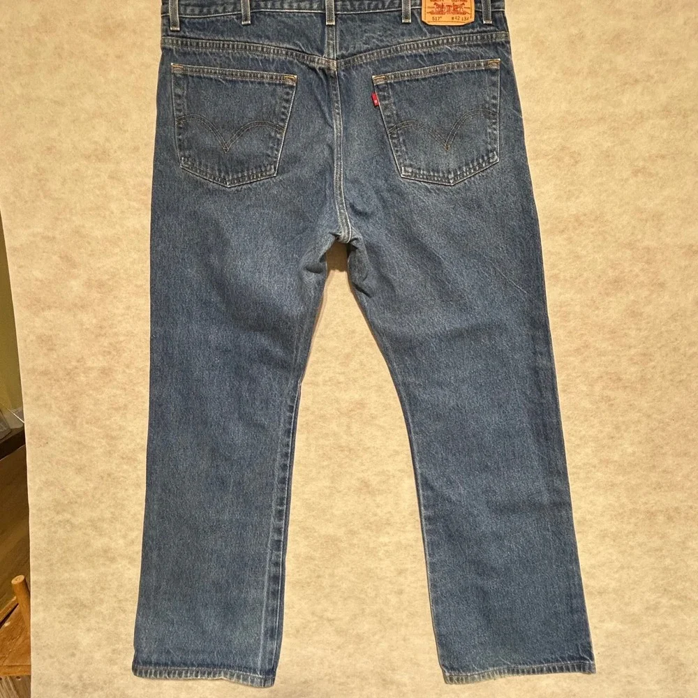 Levis‎ 517 Mens Bootcut Jeans Medium Wash Denim W42 L34 0506
